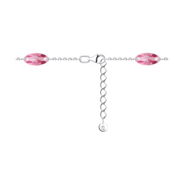 Браслет из&nbsp;серебра с&nbsp;Нанокристаллом цветным