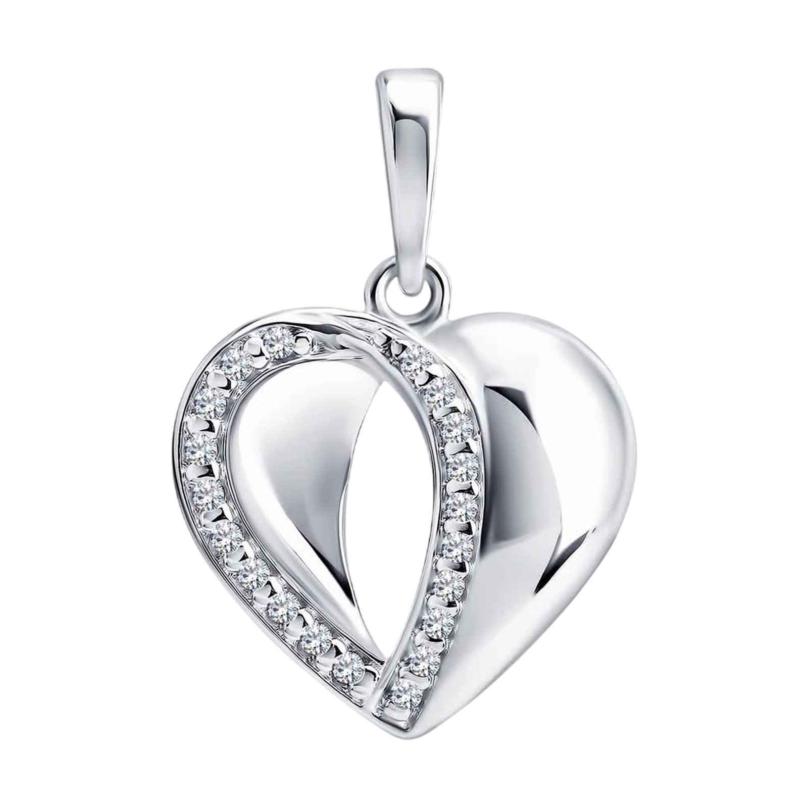 Подвеска из&nbsp;серебра с&nbsp;фианитом