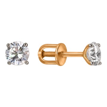 Серьги из&nbsp;золота с&nbsp;Бриллиантом