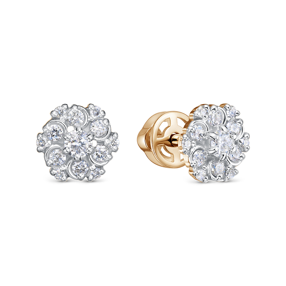 Серьги из&nbsp;золота с&nbsp;Бриллиантом