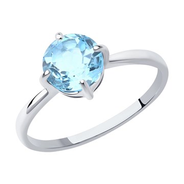 Кольцо из&nbsp;серебра с&nbsp;топазом