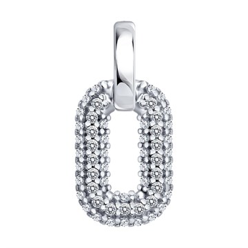 Подвеска из&nbsp;серебра с&nbsp;фианитом