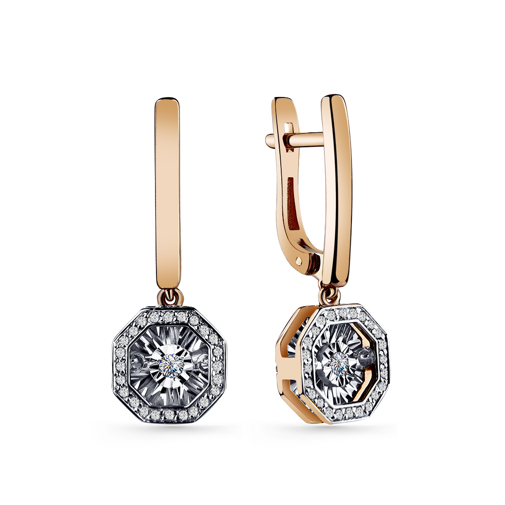 Серьги из&nbsp;золота с&nbsp;Бриллиантом