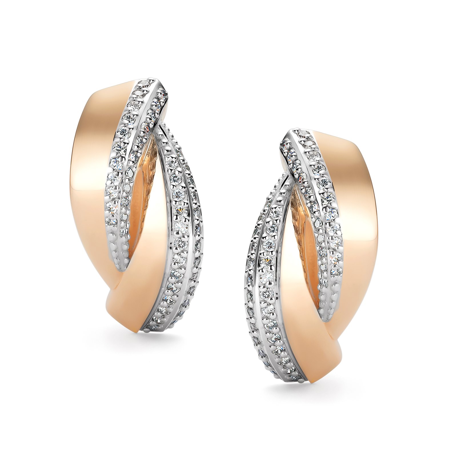 Серьги из&nbsp;золота с&nbsp;Бриллиантом