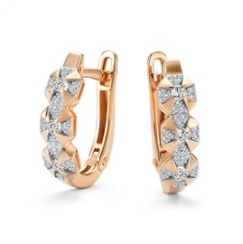 Серьги из&nbsp;золота с&nbsp;Бриллиантом