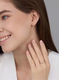 Серьги из&nbsp;золота с&nbsp;Бриллиантом