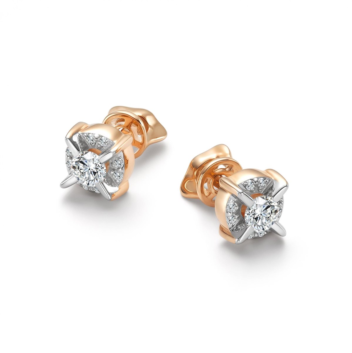 Серьги из&nbsp;золота с&nbsp;Бриллиантом