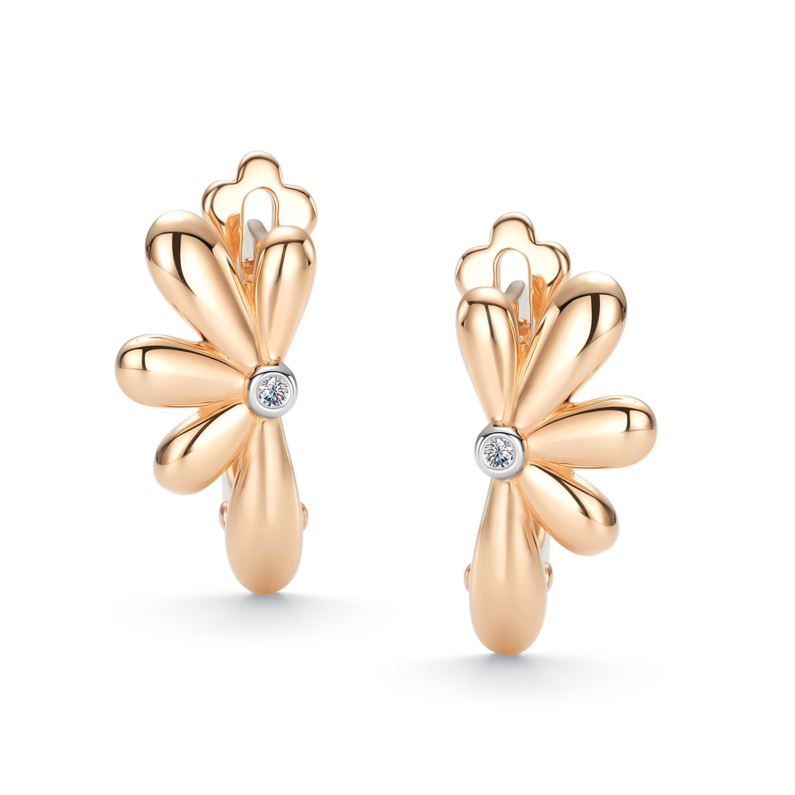 Серьги из&nbsp;золота с&nbsp;Бриллиантом