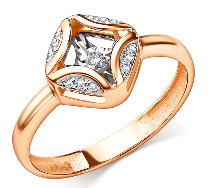 Кольцо из&nbsp;золота с&nbsp;Бриллиантом