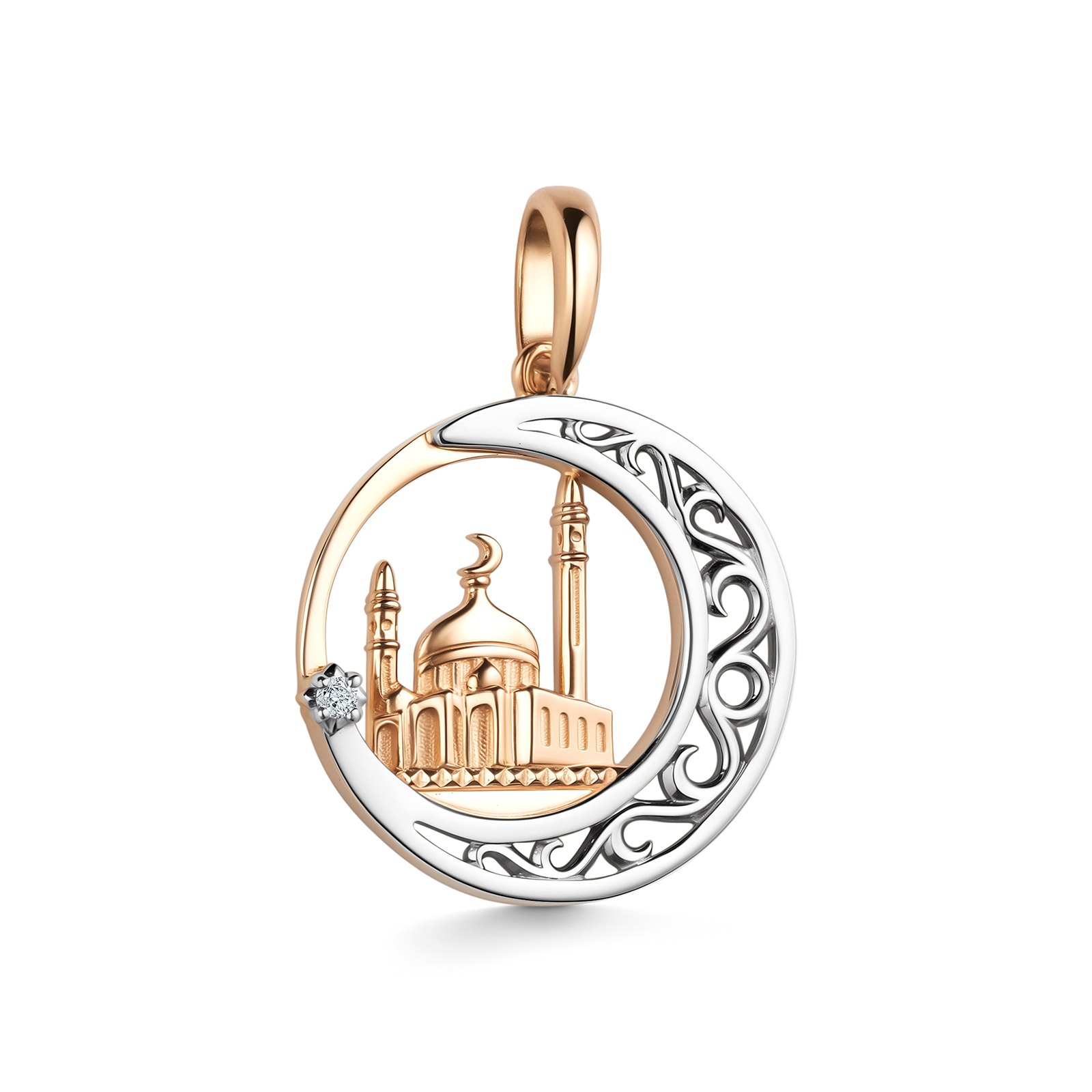 Подвеска из&nbsp;золота с&nbsp;Бриллиантом