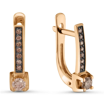 Серьги из&nbsp;золота с&nbsp;Бриллиантом