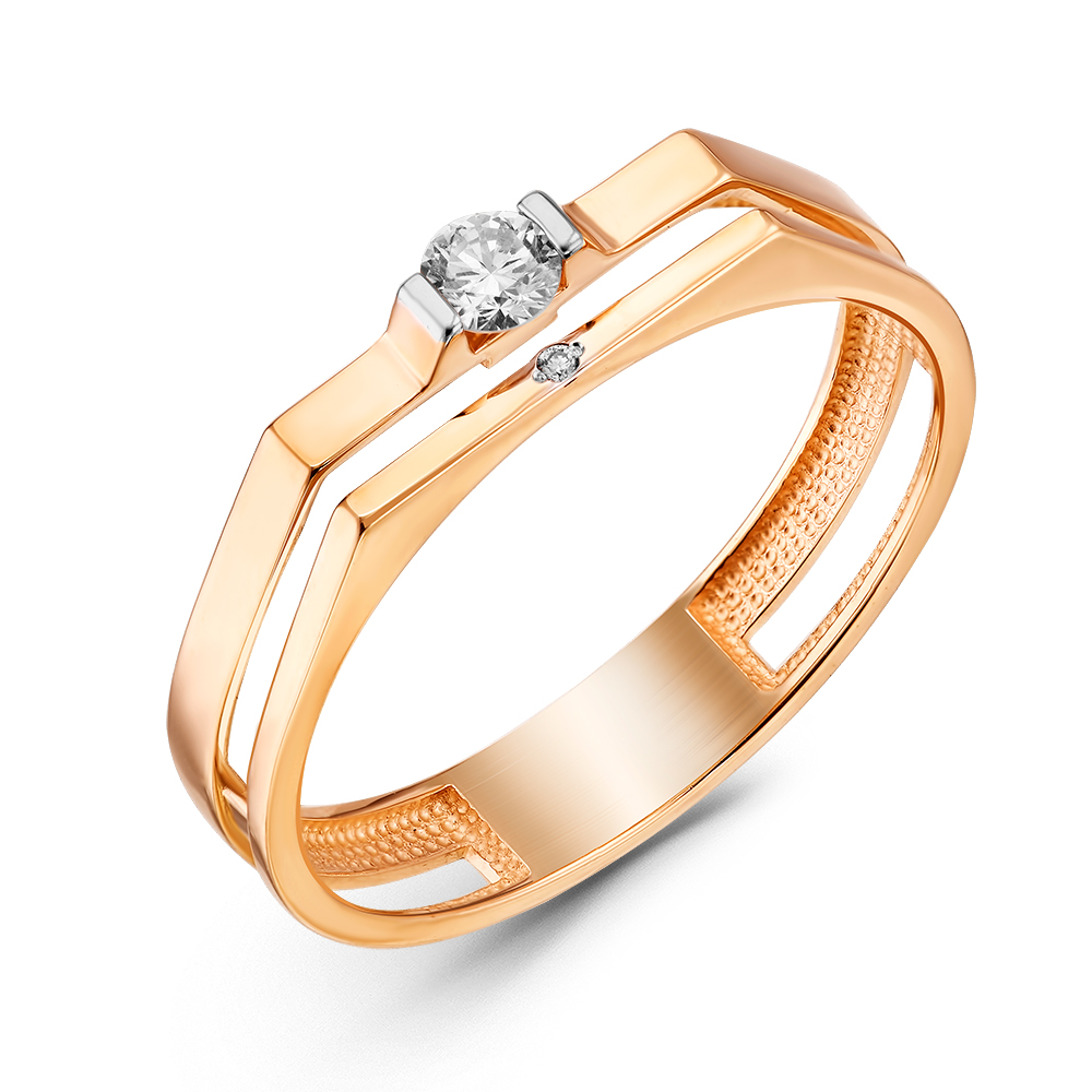 Кольцо из&nbsp;золота с&nbsp;Бриллиантом