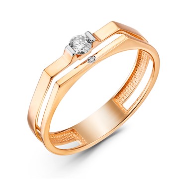 Кольцо из&nbsp;золота с&nbsp;Бриллиантом