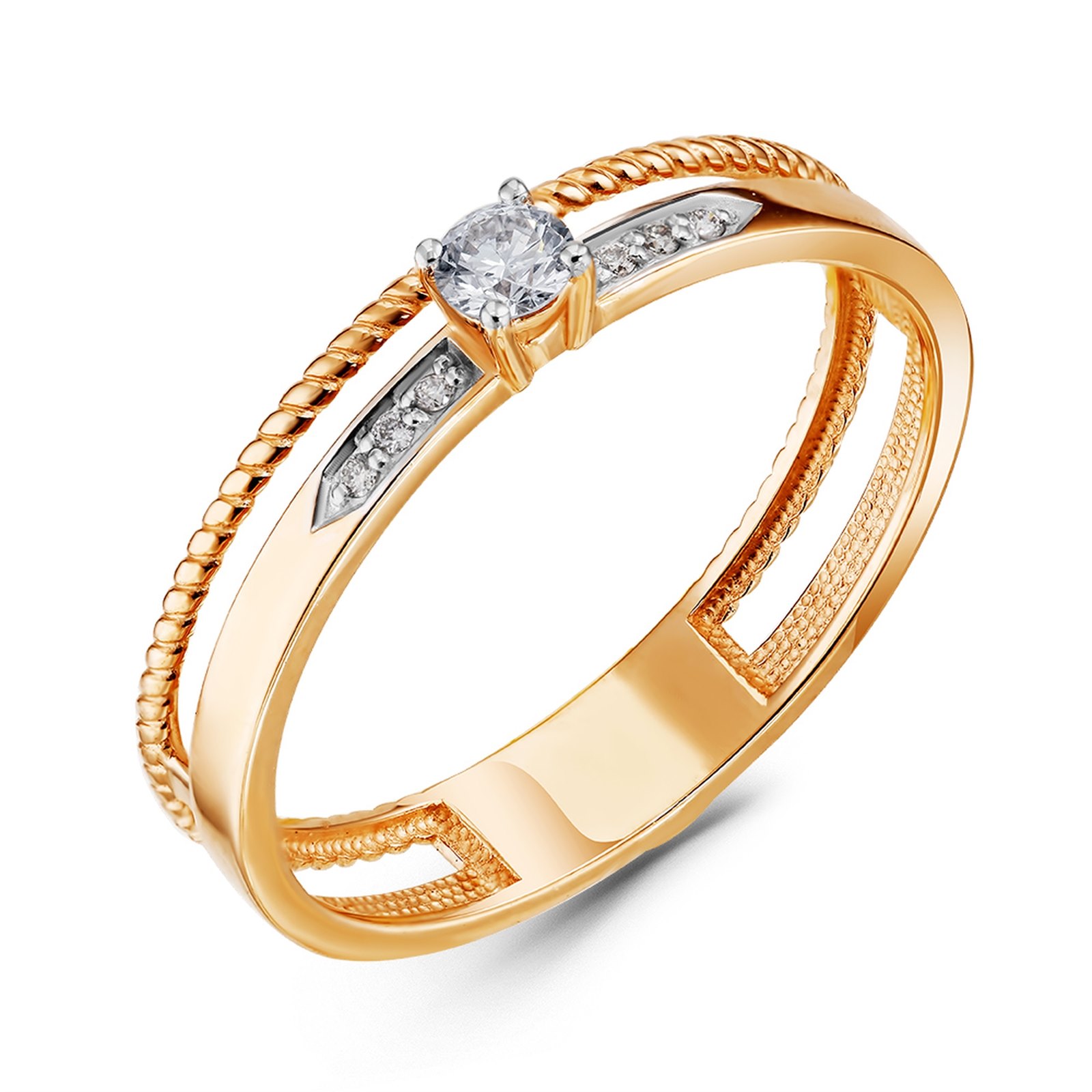 Кольцо из&nbsp;золота с&nbsp;Бриллиантом