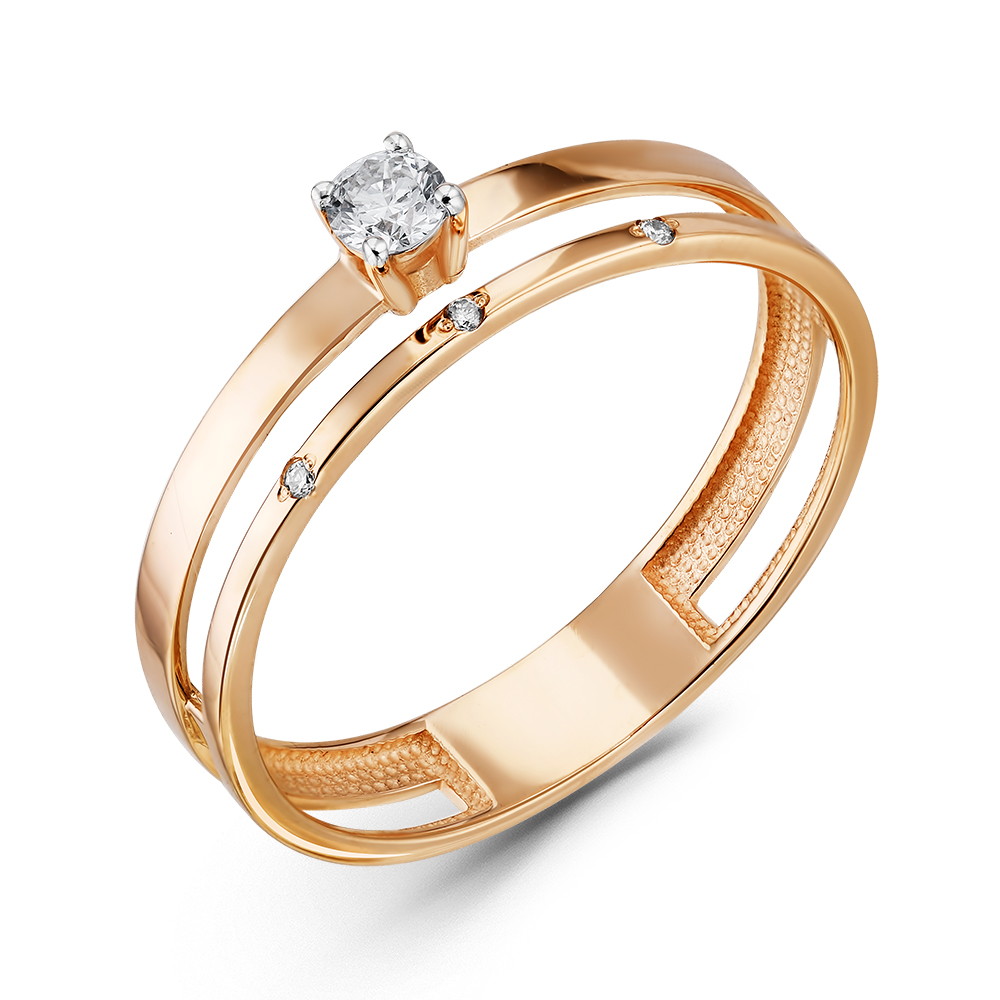 Кольцо из&nbsp;золота с&nbsp;Бриллиантом