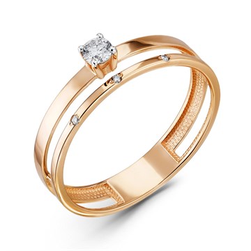 Кольцо из&nbsp;золота с&nbsp;Бриллиантом