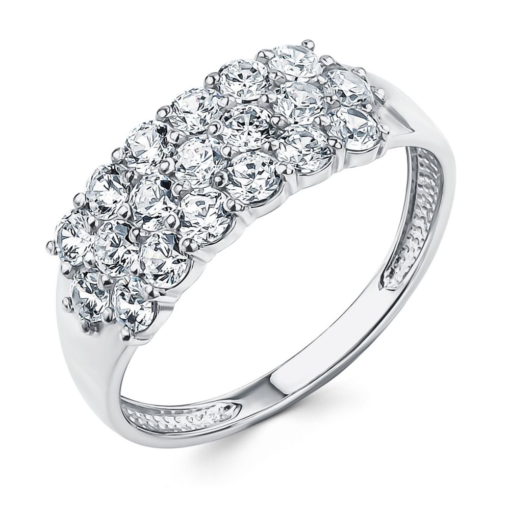 Кольцо из&nbsp;серебра с&nbsp;фианитом