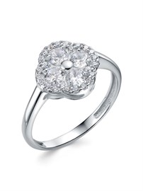 Кольцо из&nbsp;серебра с&nbsp;фианитом