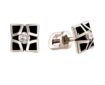 Серьги из&nbsp;белого золота с&nbsp;Бриллиантом