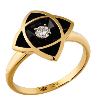 Кольцо из&nbsp;белого золота с&nbsp;Бриллиантом