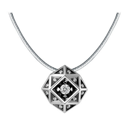 Колье из&nbsp;лимонного золота с&nbsp;Бриллиантом