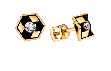 Серьги из&nbsp;белого золота с&nbsp;Бриллиантом