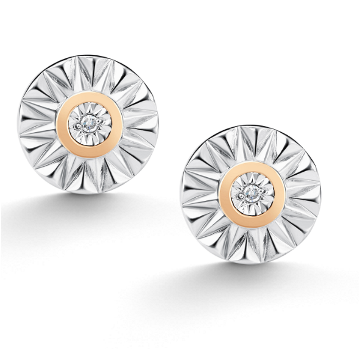 Серьги из&nbsp;серебра с&nbsp;Бриллиантом