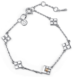 Браслет из&nbsp;серебра с&nbsp;Бриллиантом