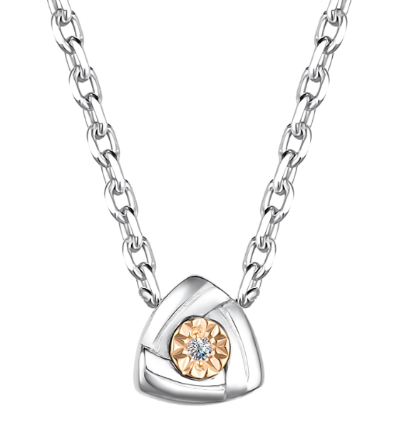 Колье из&nbsp;серебра с&nbsp;Бриллиантом