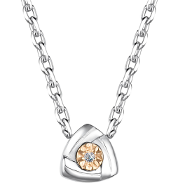 Колье из&nbsp;серебра с&nbsp;Бриллиантом