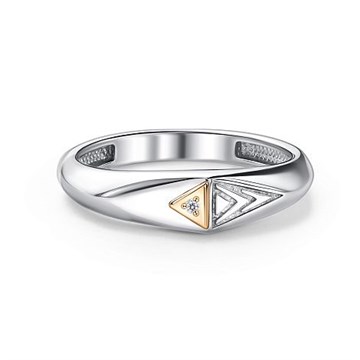 Кольцо из&nbsp;серебра с&nbsp;Бриллиантом