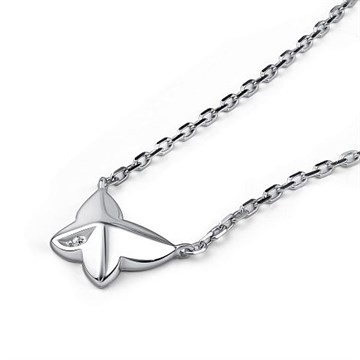 Колье из&nbsp;серебра с&nbsp;Бриллиантом