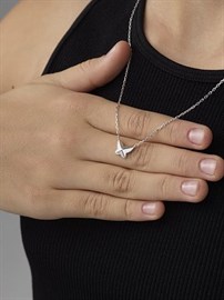 Колье из&nbsp;серебра с&nbsp;Бриллиантом