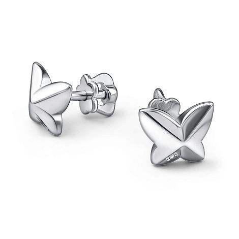 Серьги из&nbsp;серебра с&nbsp;Бриллиантом