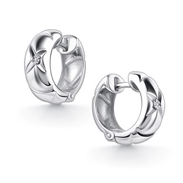 Серьги из&nbsp;серебра с&nbsp;Бриллиантом