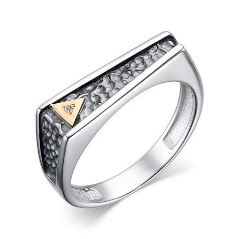 Кольцо из&nbsp;серебра с&nbsp;Бриллиантом