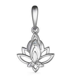 Подвеска из&nbsp;серебра с&nbsp;Бриллиантом