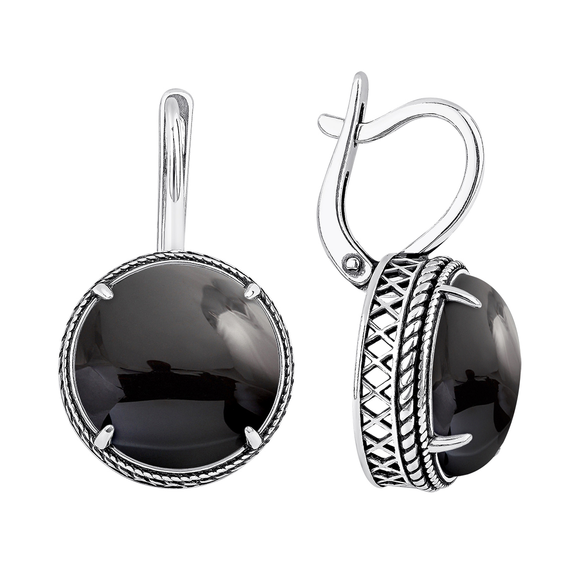 Серьги из&nbsp;серебра с&nbsp;Агатом