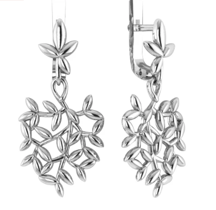 Серьги из&nbsp;серебра
