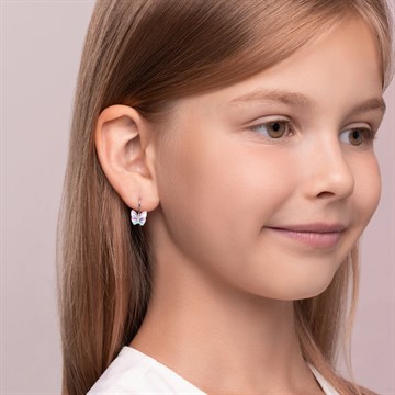Серьги из&nbsp;серебра с&nbsp;эмалью