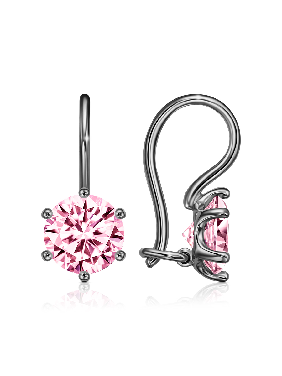 Серьги из&nbsp;серебра с&nbsp;фианитом
