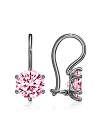 Серьги из&nbsp;серебра с&nbsp;фианитом