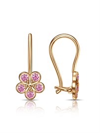 Серьги из&nbsp;серебра с&nbsp;фианитом