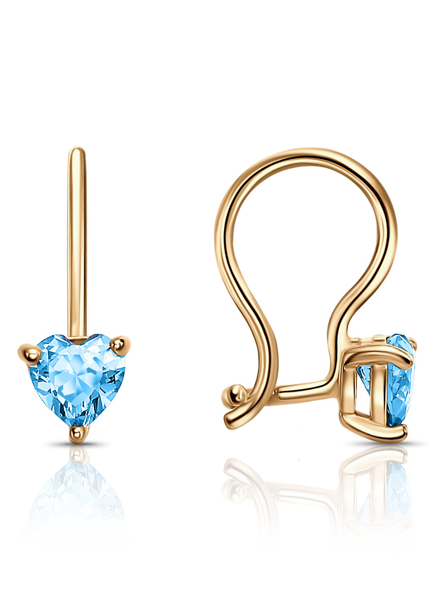 Серьги из&nbsp;серебра с&nbsp;фианитом