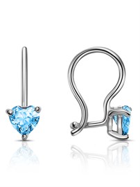 Серьги из&nbsp;серебра с&nbsp;фианитом