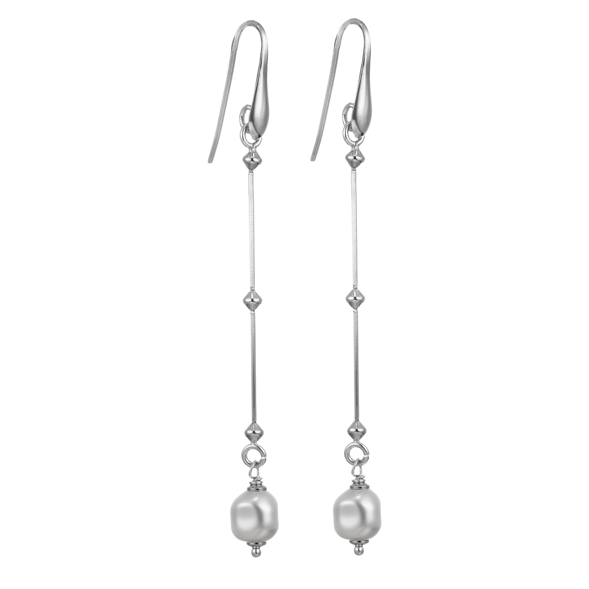 Серьги из&nbsp;серебра с&nbsp;жемчугом