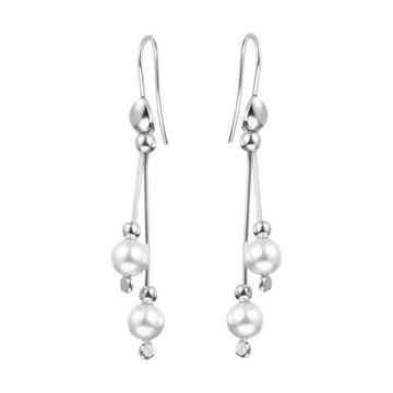 Серьги из&nbsp;серебра с&nbsp;жемчугом