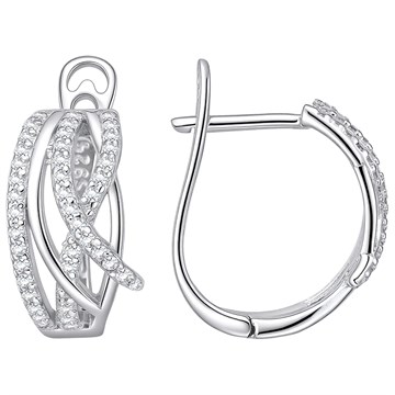 Серьги из&nbsp;серебра с&nbsp;фианитом