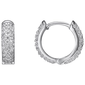 Серьги из&nbsp;серебра с&nbsp;цирконом