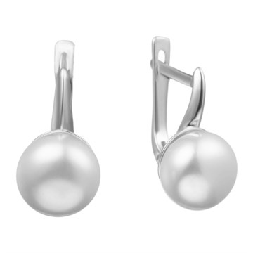 Серьги из&nbsp;серебра с&nbsp;жемчугом